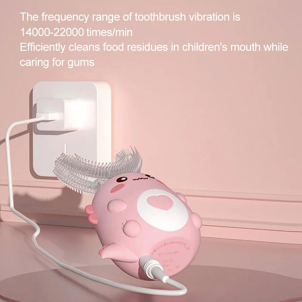 Fun U-Shaped Toothbrush for Kids